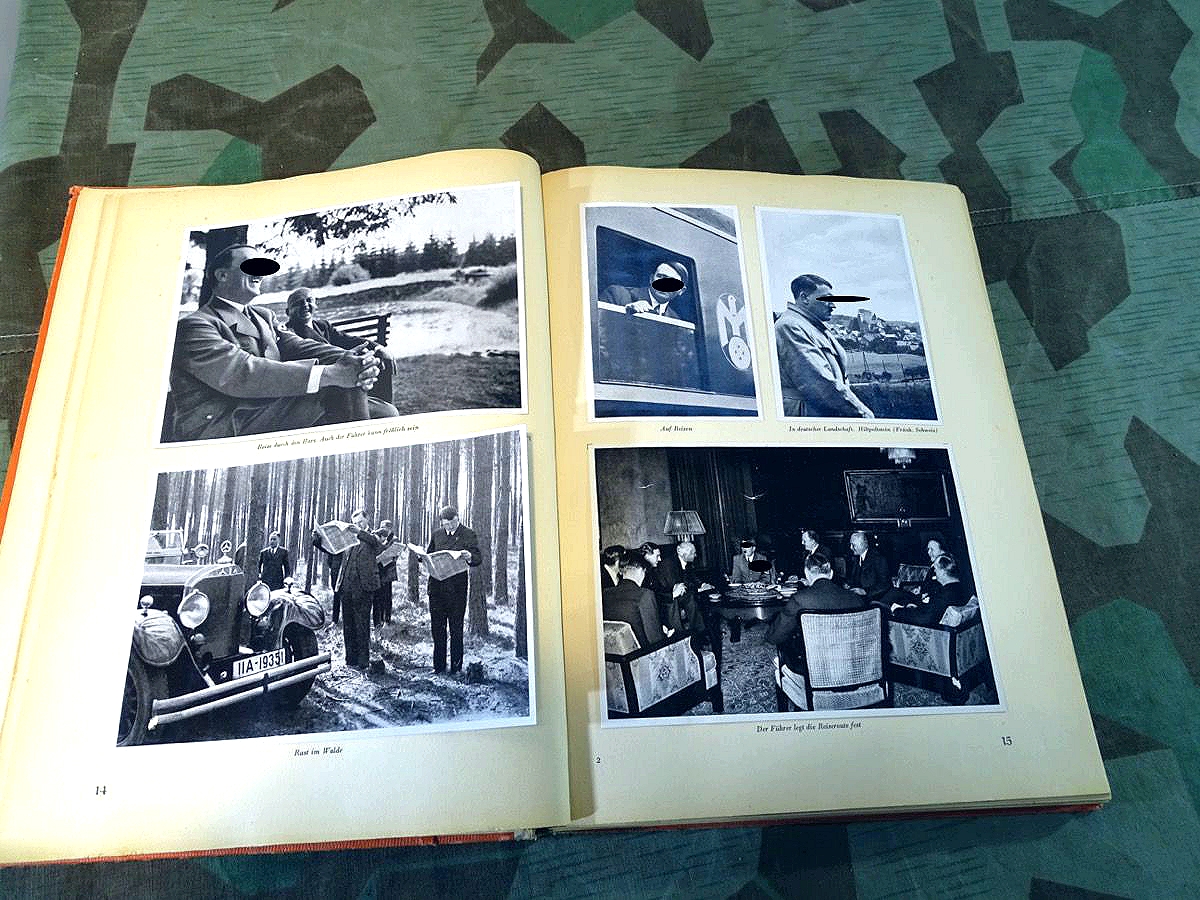 SAMMELBILDER ALBUM ADOLF HITLER,1936, mittlerer Zustand SAMMELBILDER ALBUM ADOLF HITLER,1936, mittlerer Zustand