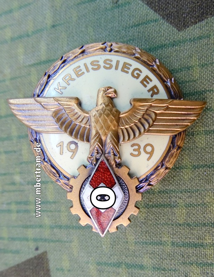 Kreissieger im Reichsberufswettkampf 1939  "H. Aurich Dresden A 16".
