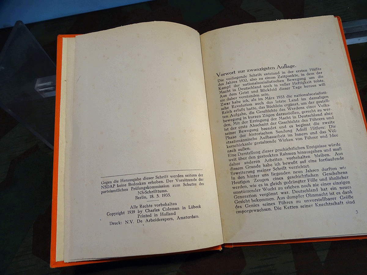 Reichsleiter Phillip Bouhler : Adolf Hitler, das Werden einer Volksbewegung, 1943