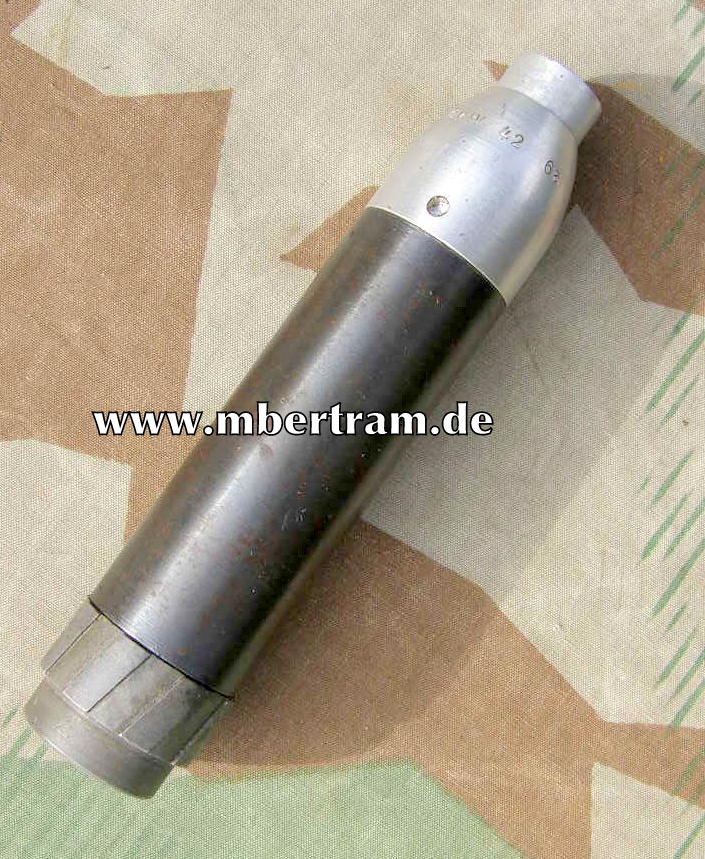 WH Gerwehrgranate, Aluzünder, brünierter Stahlkörper