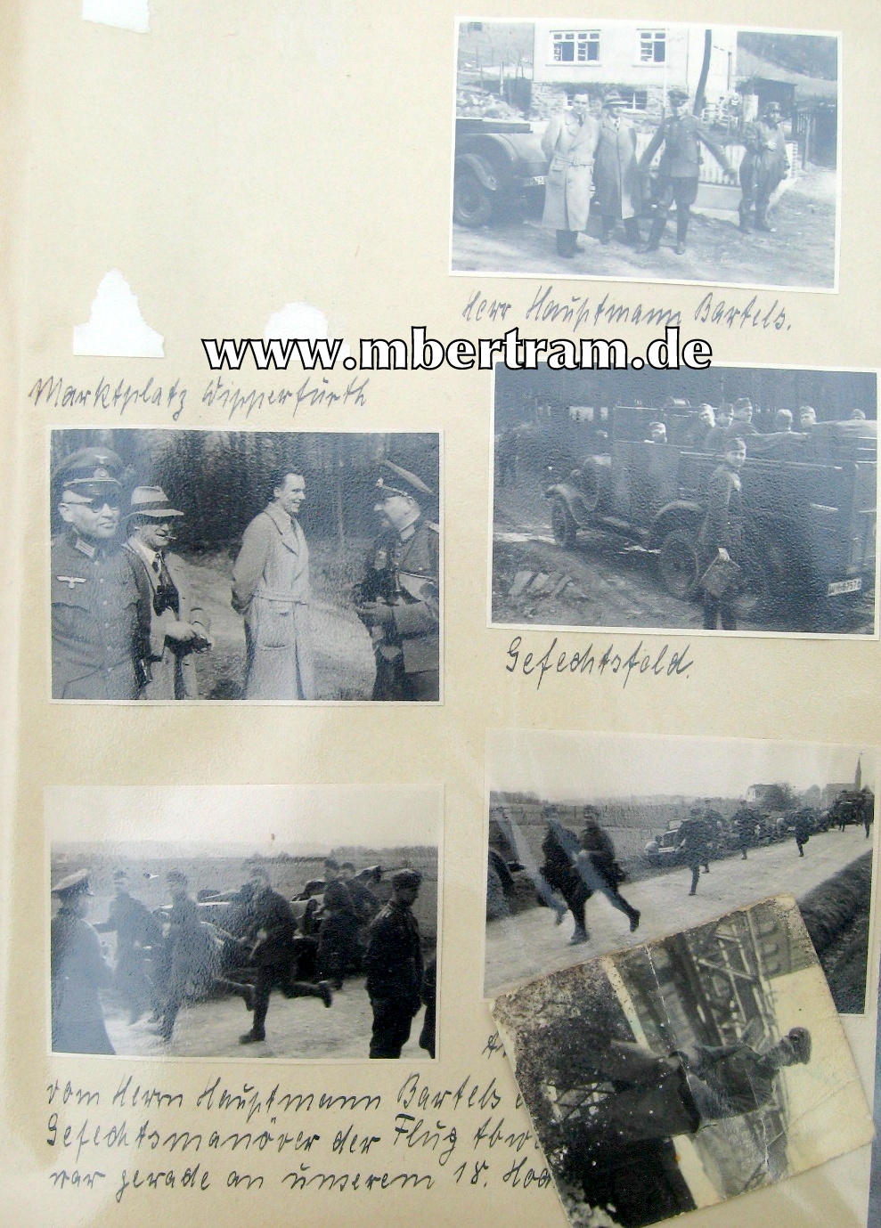 17 Fotos "Einzug in die neue Garnison Wuppertal 1938"