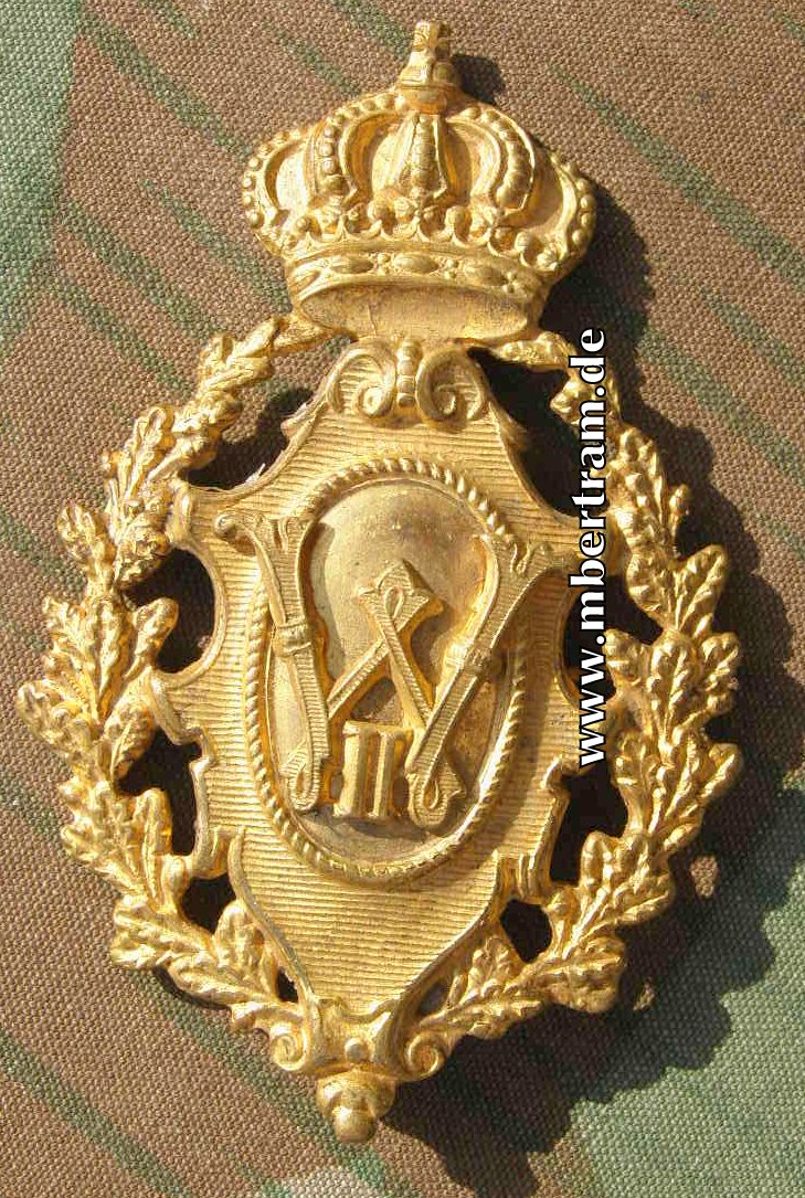 Auflage für Schützenschnur Preußen 1. Weltkrieg