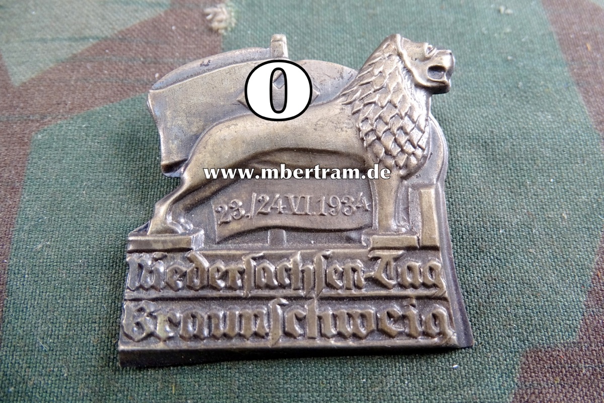 III. Reich - Niedersachsen - Tag 23./24.6.1934 Braunschweig