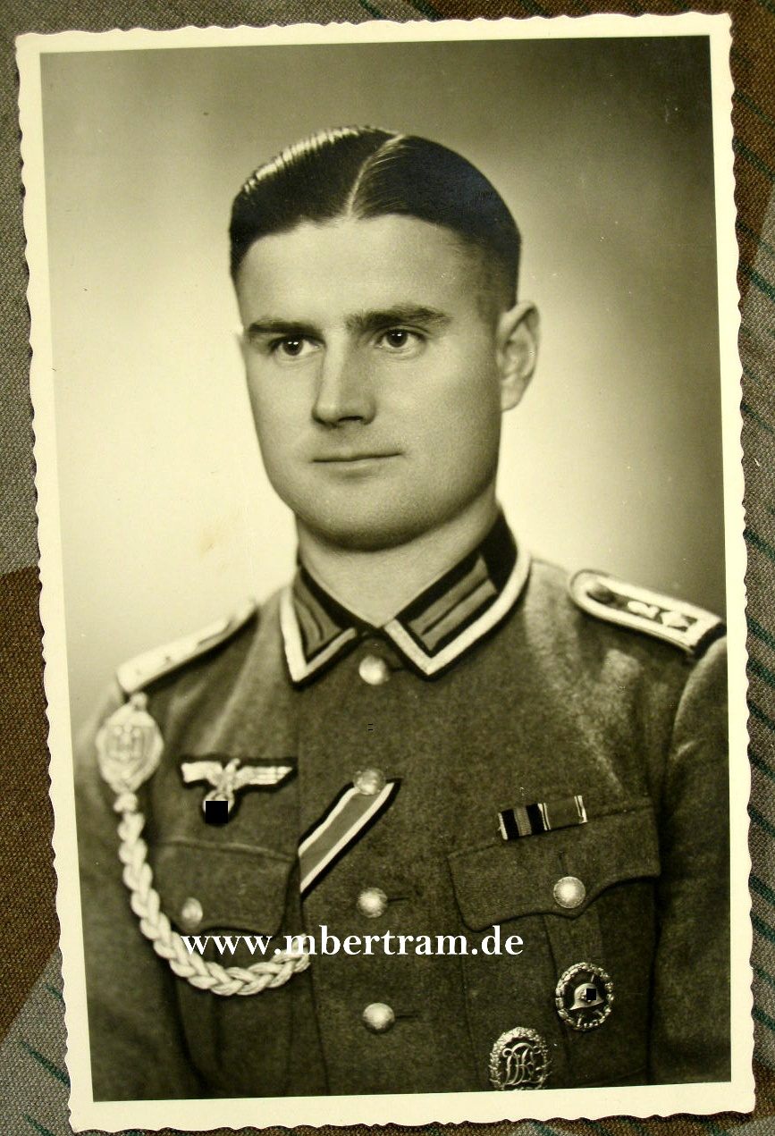 Feldwebel Heer Inf.Rgt.2, Schützenschnur, EK 2, Okt. 38 ...