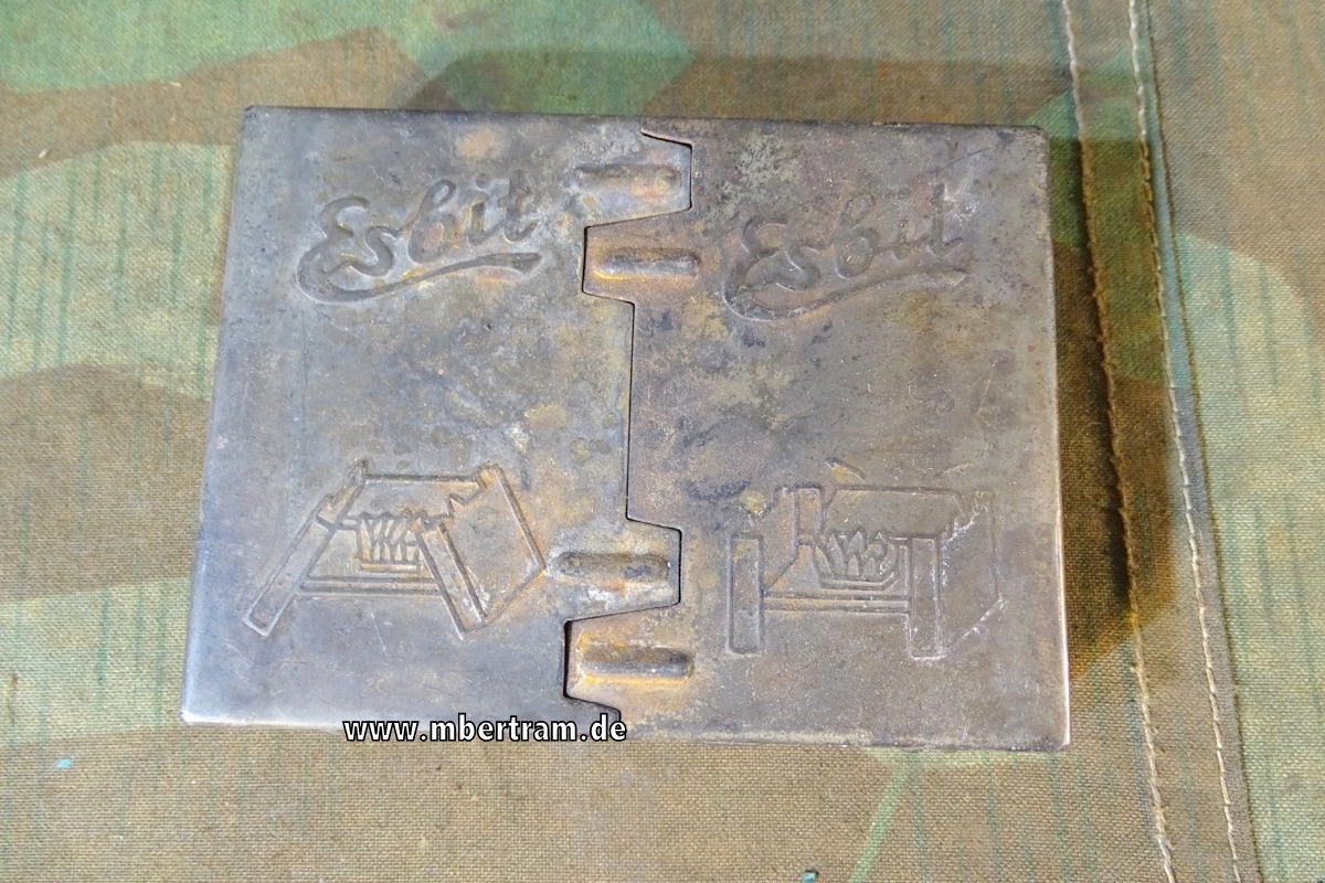 Wehrmacht Esbit Kocher DRP u. Ausl. Patent