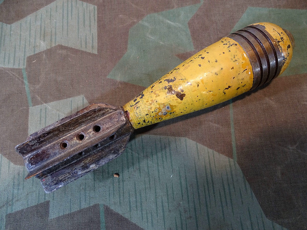 Polnische 46mm Deko Werfer Granate wz 36 von 1939, 2. Weltkrieg