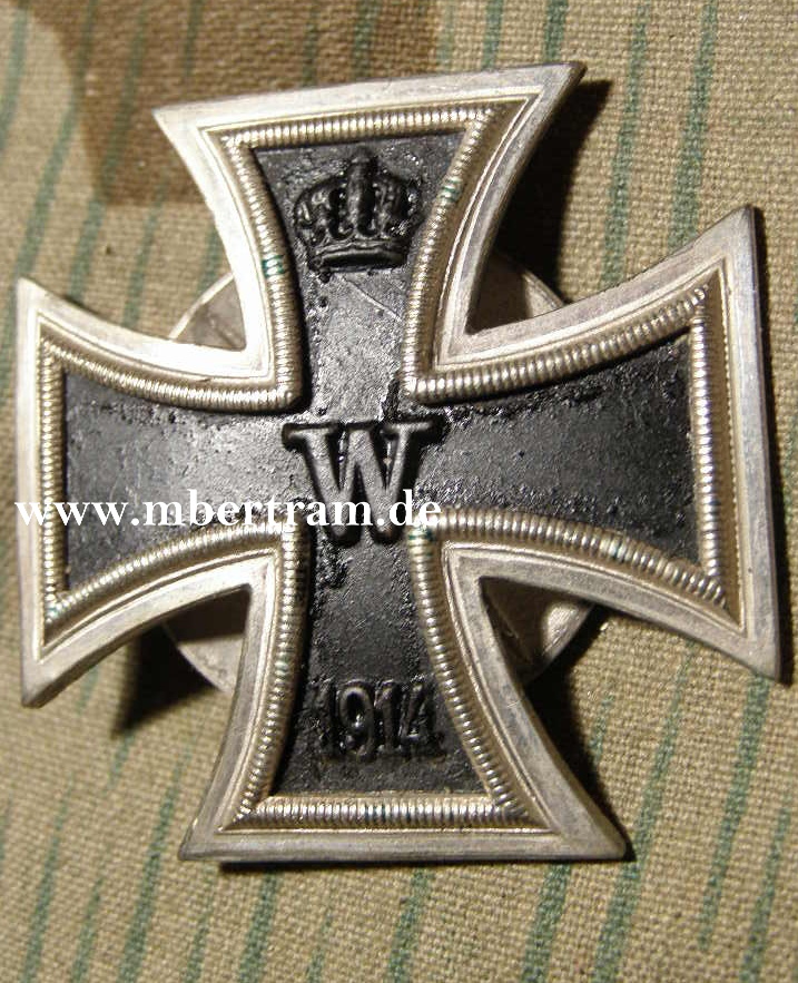 Eisernes Kreuz 1. Klasse 1914, Schraubscheibe, Gewölbt