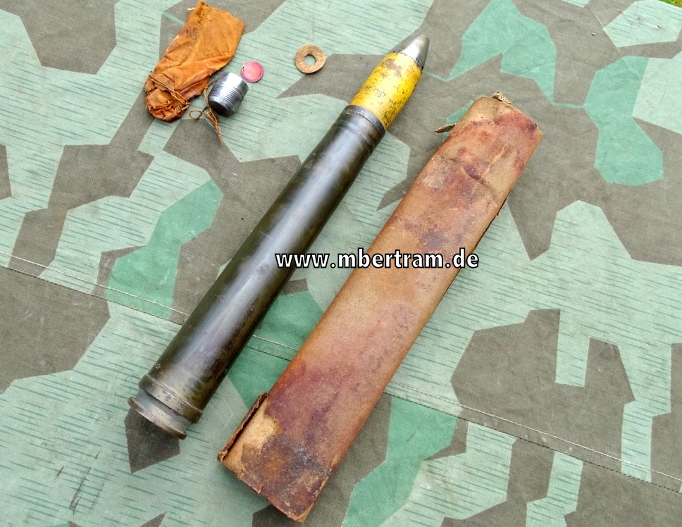 8110-259b2bf13c2bfa 3,7 cm deko Flak Spreng Leuchtspur Granate, Stahlhülse, Zubehörteile