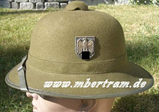 TROPENHELM AFRIKA KORPS, SÜDFRONT, 2. MODELL