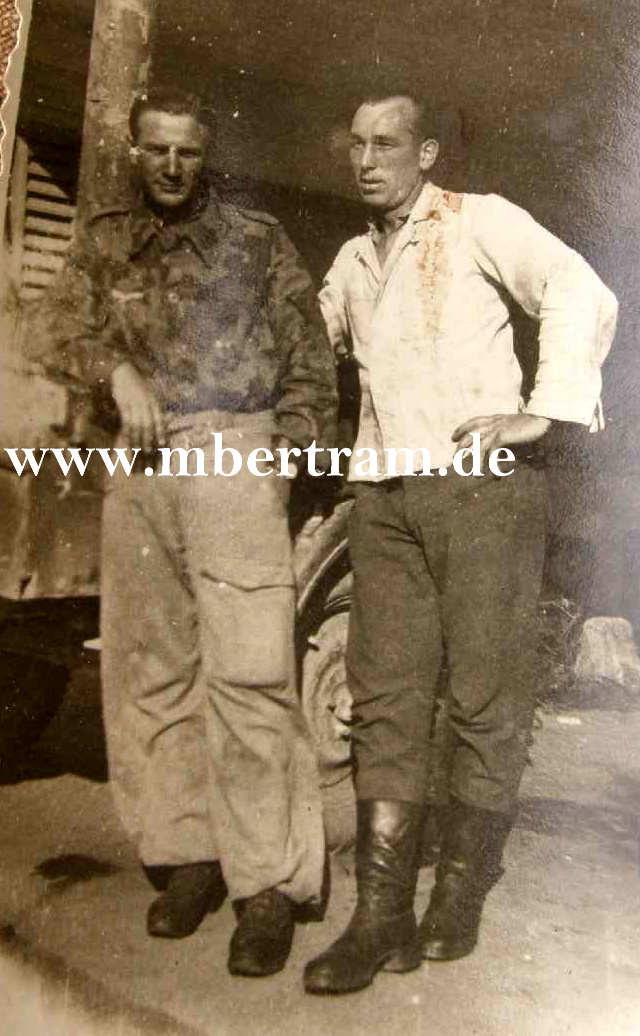 Luftwaffen Felddivision Soldat mit Tarnhemd Italien 1944