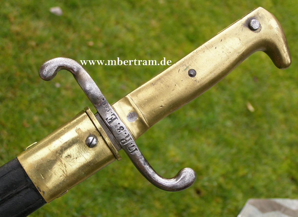 Infanterie Seitengewehr M 71 " 17.R.3.E. 141. Weyersberg