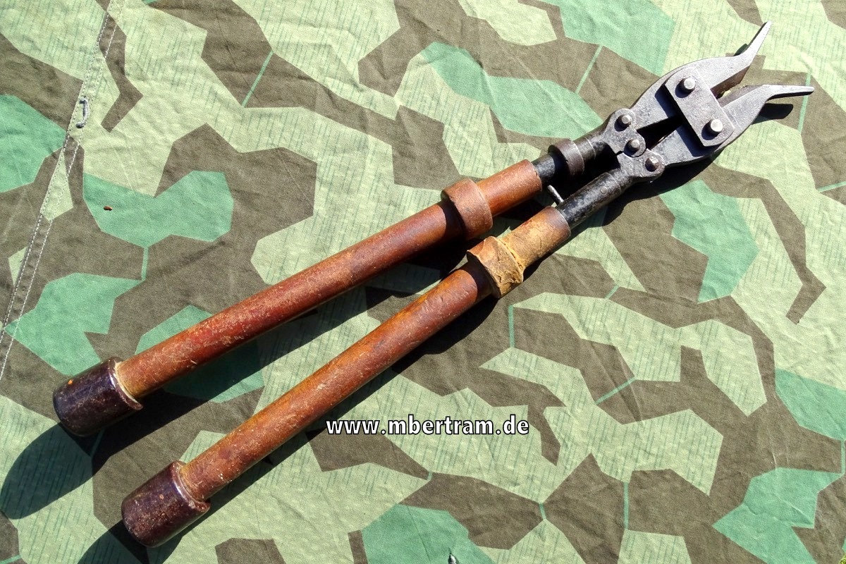 Große Pionier Drahtschere Wehrmacht, Herstellercode  "Deltawark Solingen 1940"