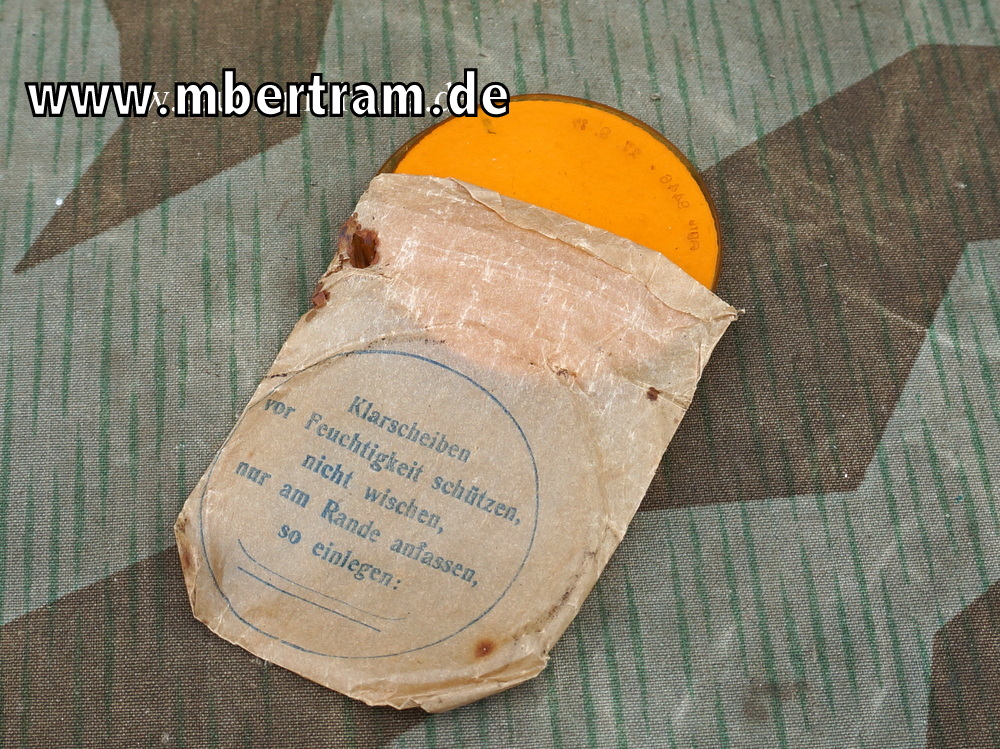 Erster Weltkrieg Gasmasken Ersatz-Klarscheiben