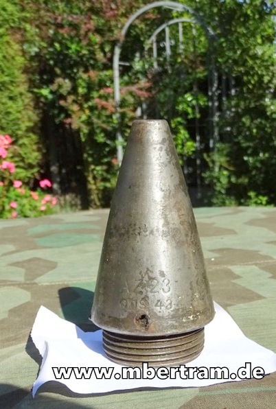 AZ 23 Zünder für 8,8 cm Deko Sprenggranate, Artilerie/ Flak Wehrmacht, aqs 43