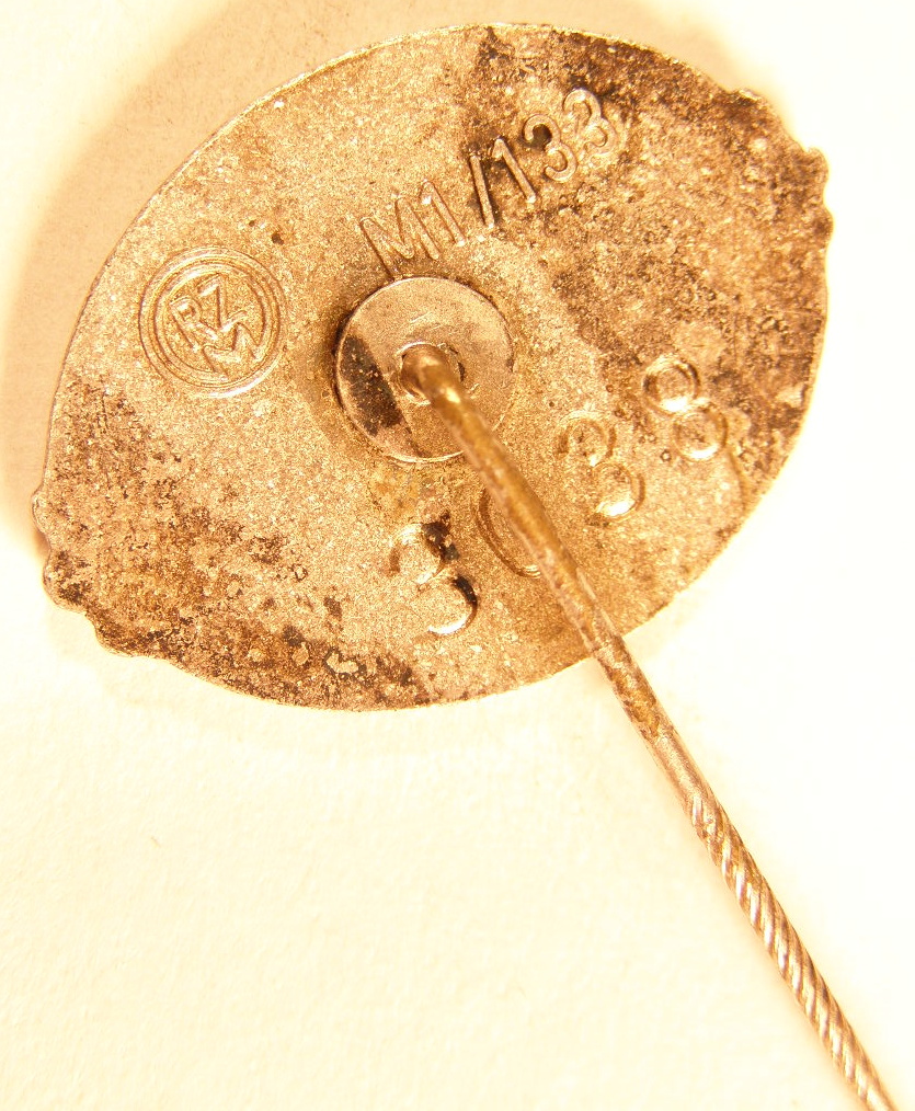 Fördernde Mitglieder der SS ( FMSS ) Mitgliedsabzeichen RZM M1/133
