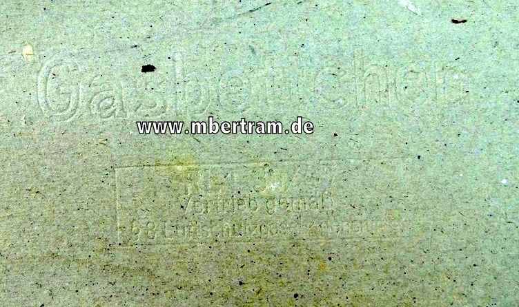 13511-205a7aed0df115e Komplettes Luftschutz Gasbettchen in Originalkarton mit Zubehör