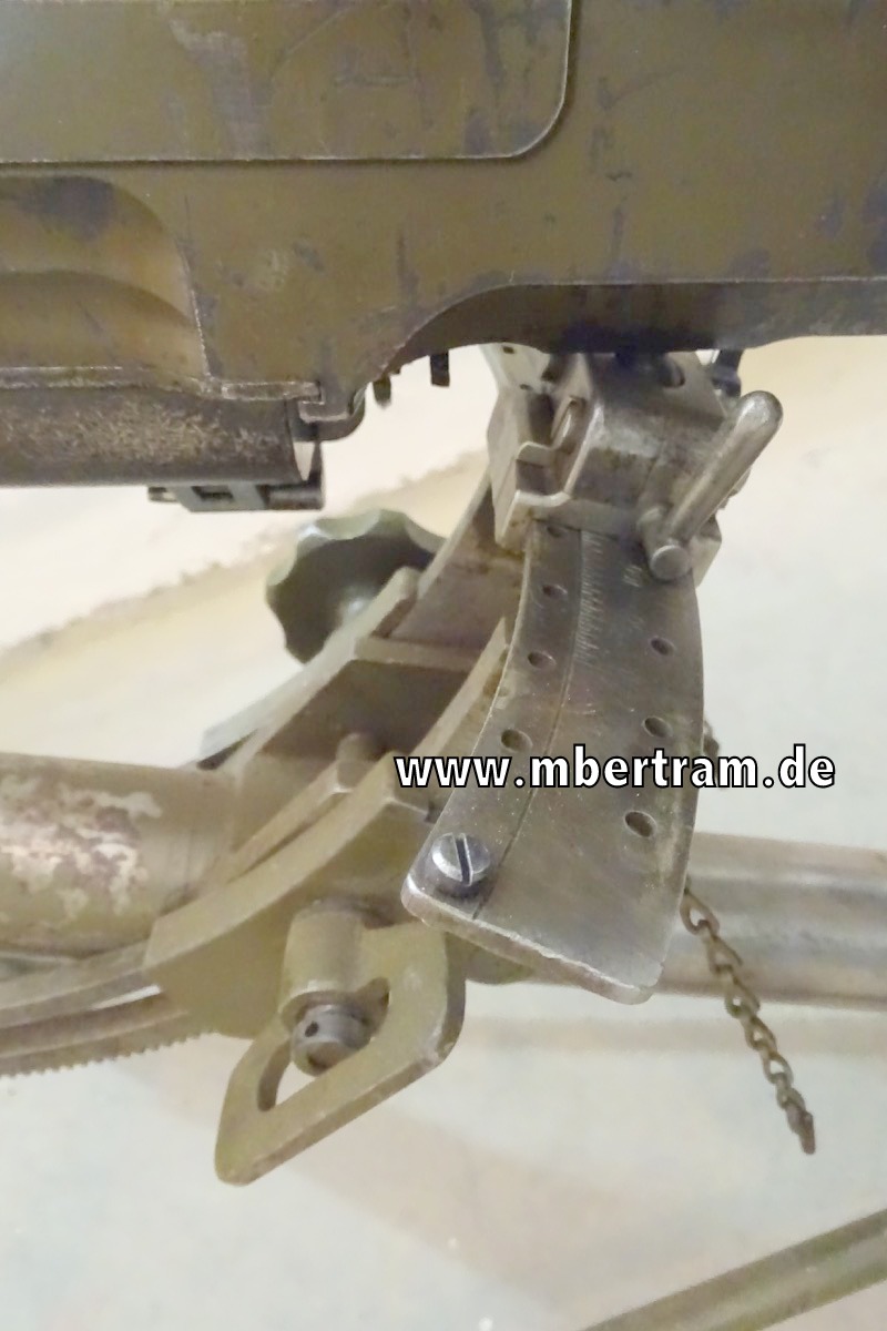 13015-32 Deko MG Schwarzlose 07/12, 1. Weltkrieg mit Lader und 2 Gurtkästen, Selten !