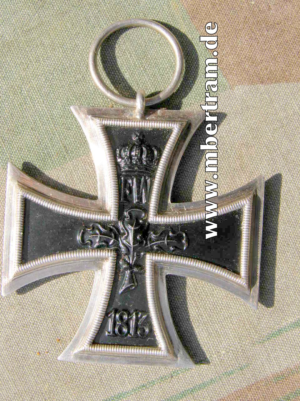 EK 2 1914, o. Band, mit Herstellermarke, Zustand 1-2