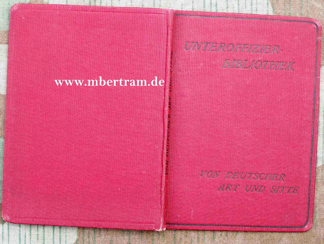 Unteroffizier Bibliothek: Von deutscher Art und Sitte, 1915