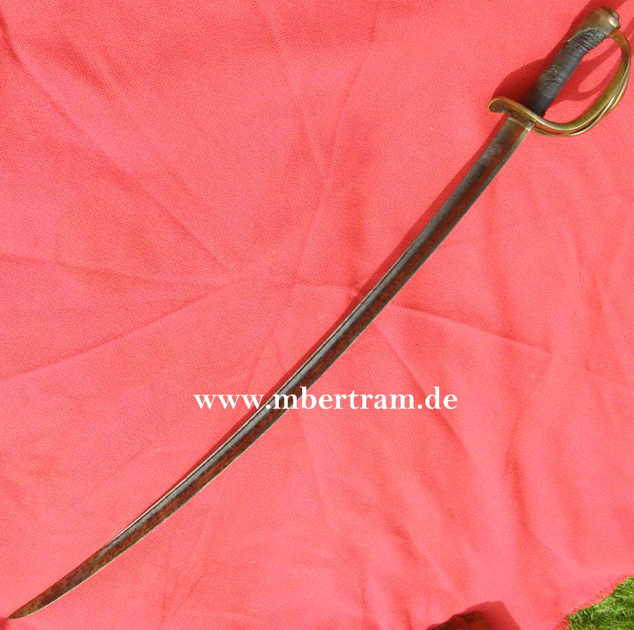10285-3 Französischer Kavalleriesäbel M 1822, preuss. Beutewaffe
