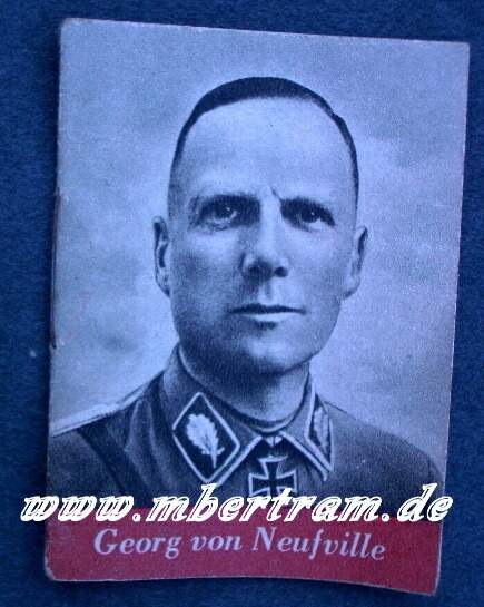WHW Heft Ritterkreuzträger Oberst Georg von Neufville