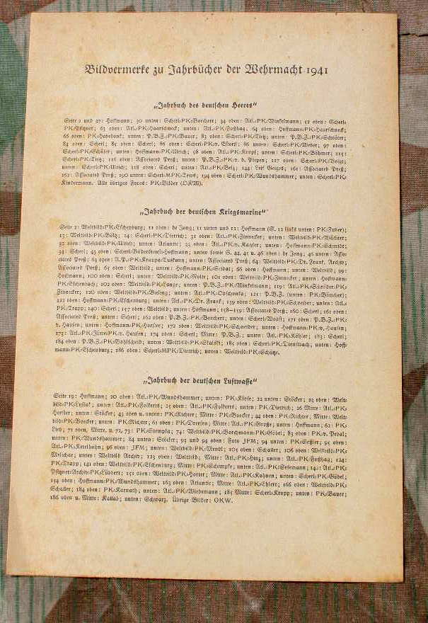 Das Jahrbuch der deutschen Kriegsmarine 1941. 197 S.