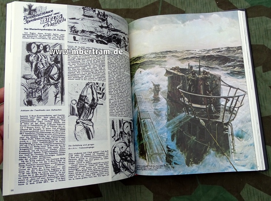 16174-28 5 Bände Die Kriegsmarine.Nachdruck d.Truppenzeitschrift d.Marine