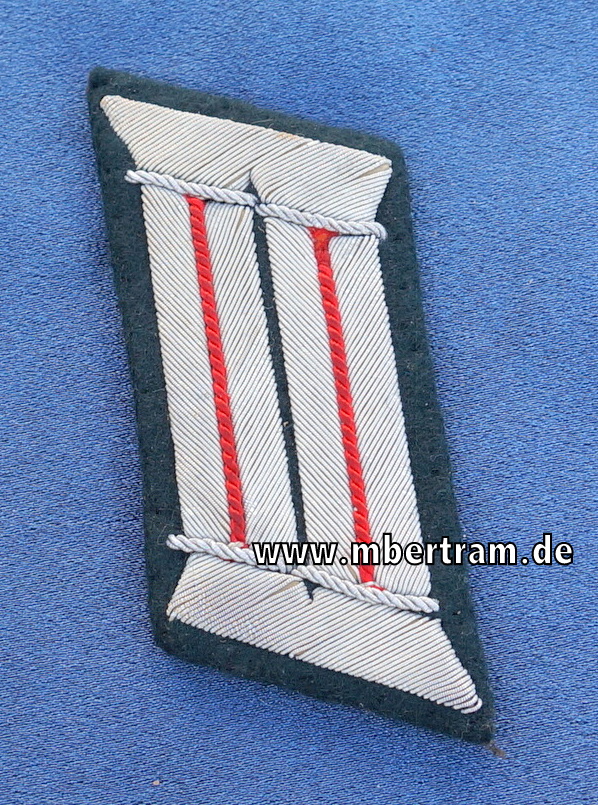Einzel Kragenspiegel der Wehrmacht Heer Artillerie für Offiziere