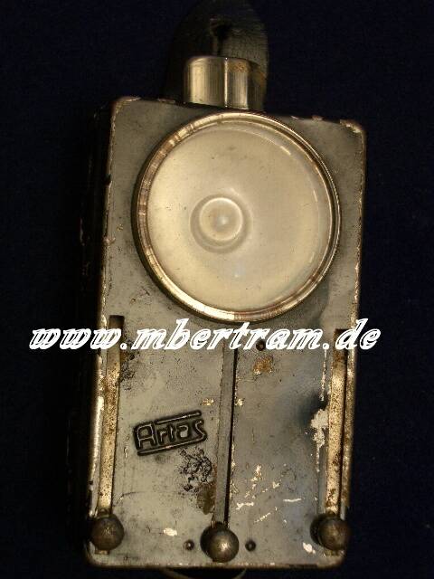 Signaltaschenlampe Wehrmacht, 3 Signal Farbschieber, Artas
