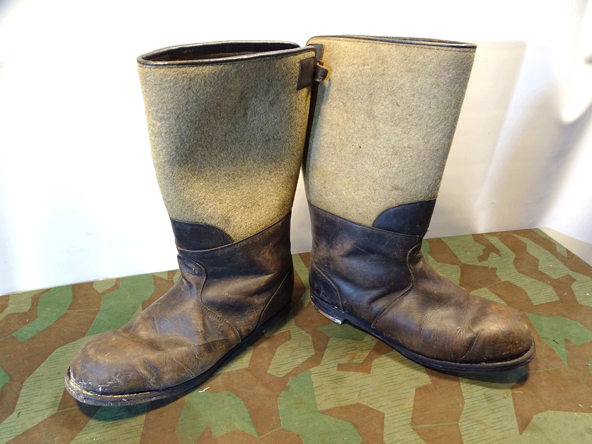 1 Paar Wehrmachts Filzstiefel / Winterstiefel um 1944