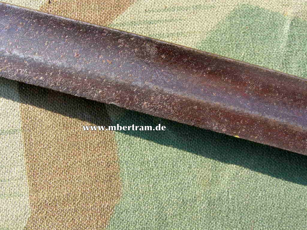 13591-9 Extra Seitengewehr M 1849, mit Ätzung u. Rinne, o. Scheide