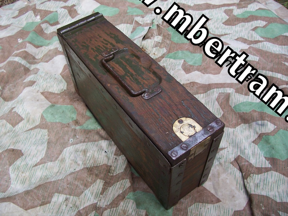 MG 08 Werkzeugkasten I.Weltkrieg mit Einteilern