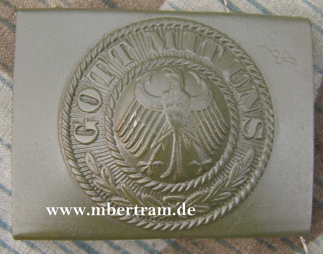 Stahl Koppelschloss des 100.000 Mann Heeres der Reichswehr