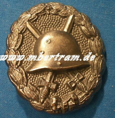 VERWUNDETEN ABZEICHEN SCHWARZ 1914-18, Buntmetall