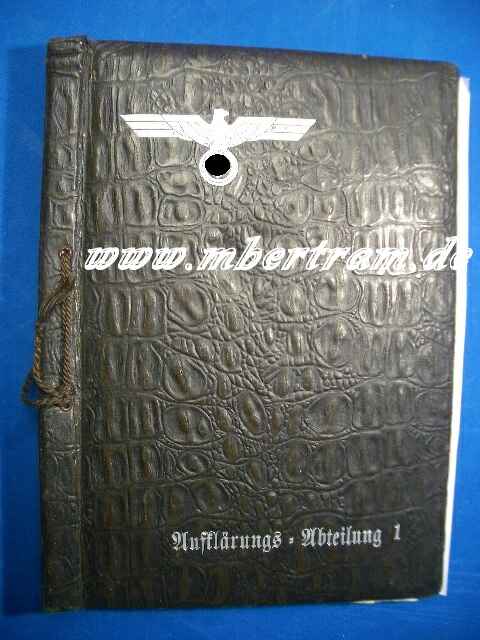 2227-1 Dokumente u.Fotos Panzer Aufklrungs Abt.1, Soldbuch