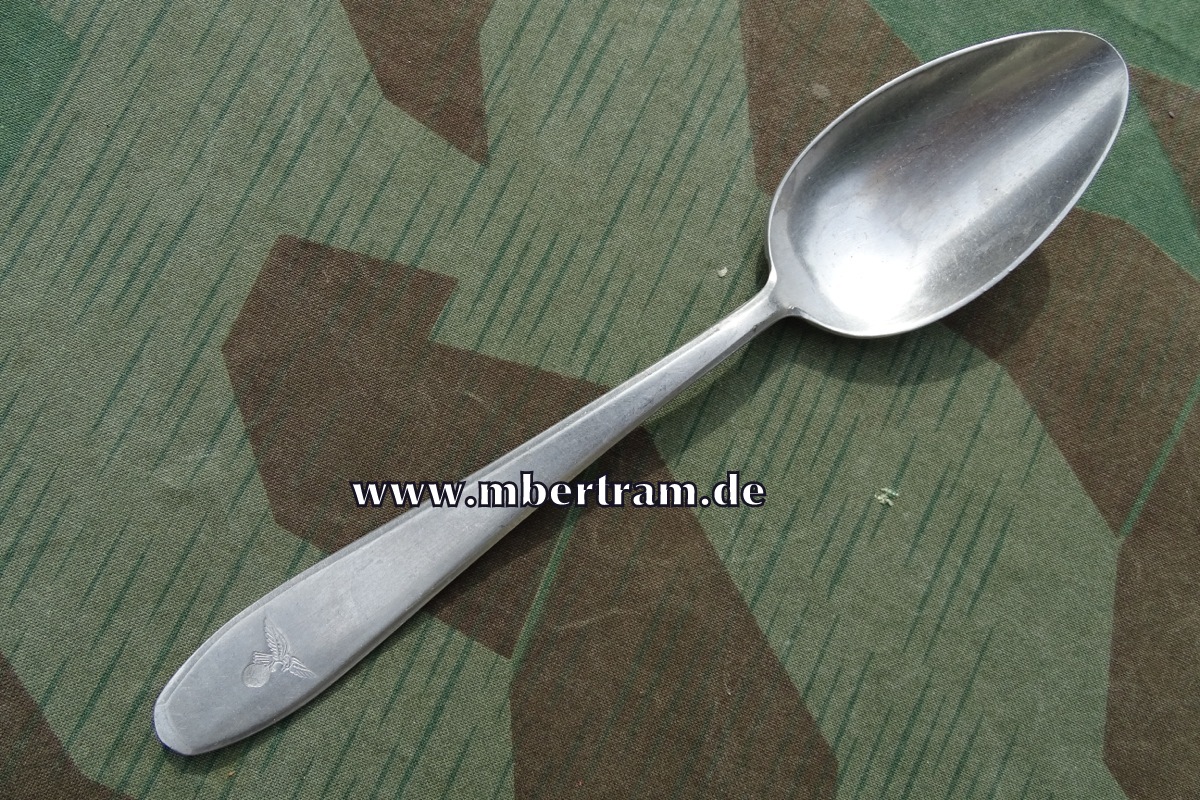 Luftwaffe Löffel: "ND-Rostfreier Stahl", LW Adler, entnazt.