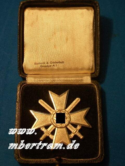 KvK 1. Kl.1939, Schatulle, Hst:"52 Gottlieb u Wagner "