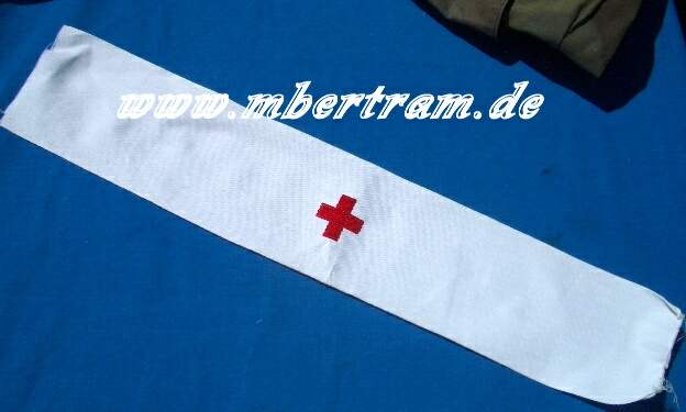 Rotkreuz Armbinde, DRK  Sanitäter, Sanitätspersonal, FA Bevo Wpt., 40er Jahre