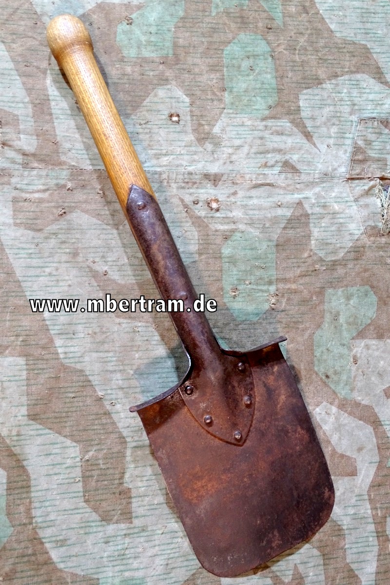1. Weltkrieg. Kaiserlicher Feldspaten M 1898 Zustand 2-3