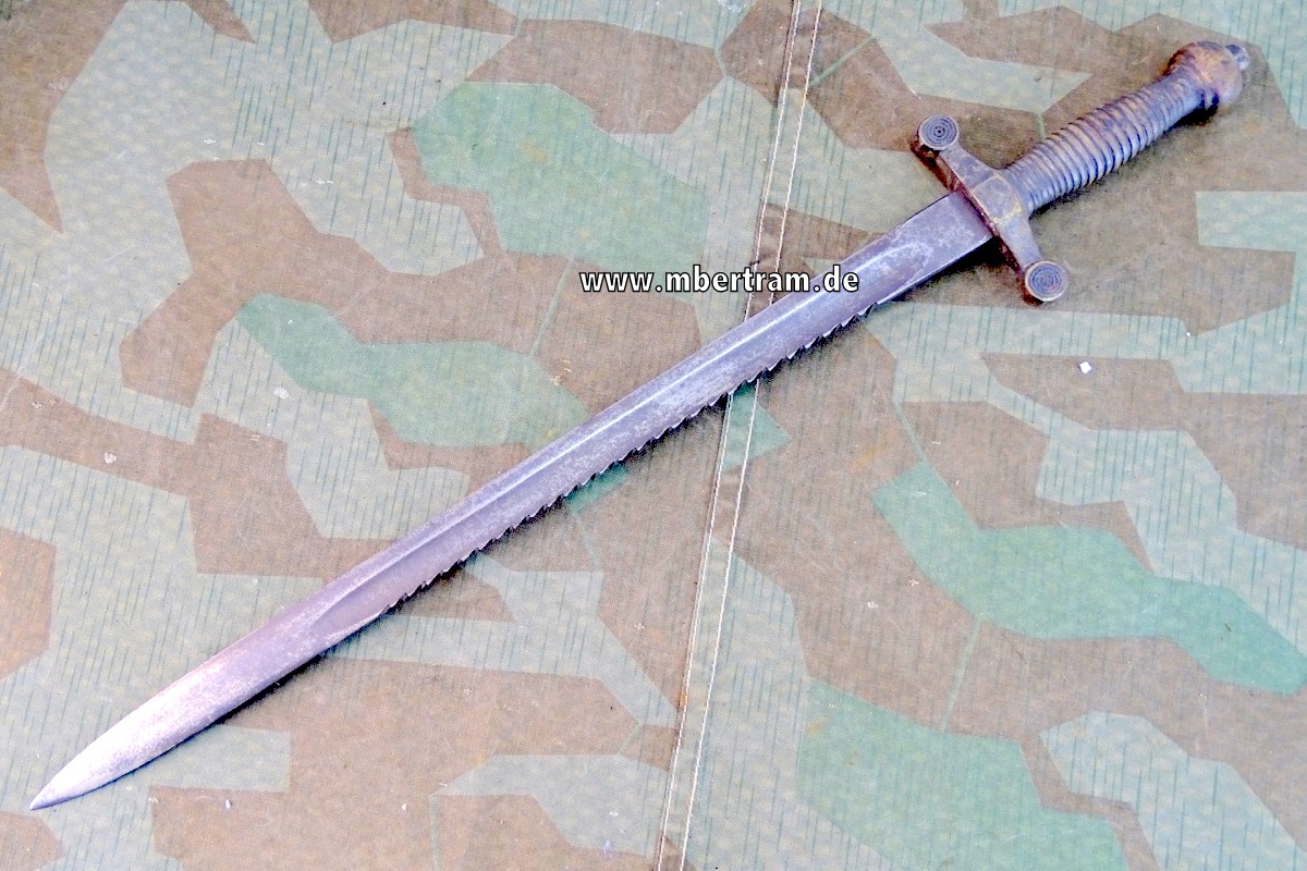 Faschinenmesser M1848 mit Sägerücken, Weyersberg & Co Solingen