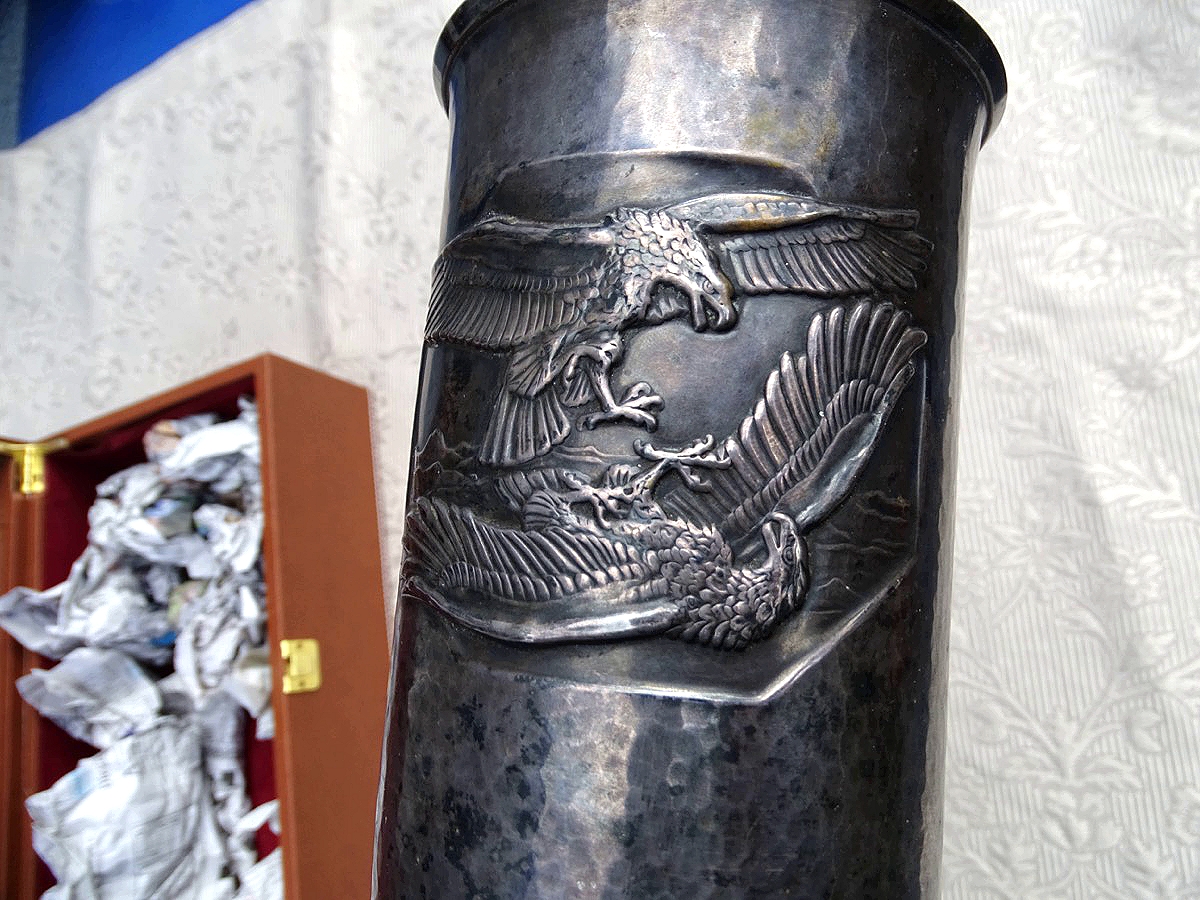 Luftwaffe Ehrenpokal für besondere Leistungen im Luftkrieg für Unteroffizier Ludwig Schubert, Bordschütze, 1942 Luftwaffe Ehrenpokal für besondere Leistungen im Luftkrieg für Unteroffizier Ludwig Schubert, Bordschütze, 1942