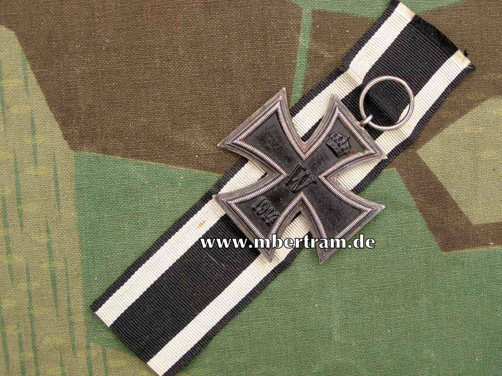 Eisernes Kreuz 2.Klasse 1914, Band, Zustand 1-2, mit Hst.