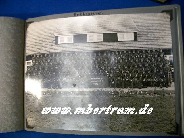 1705-12 RAD/ Reichsarbeitsdienst Dienstzeitalbum. RAD Abt. 5/86,Wehrmachts Dienstzeitalbum