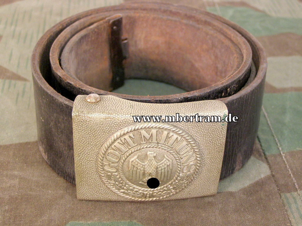 WEHRMACHTS KOPPELSCHLOSS ALU MIT RIEMEN 96 cm