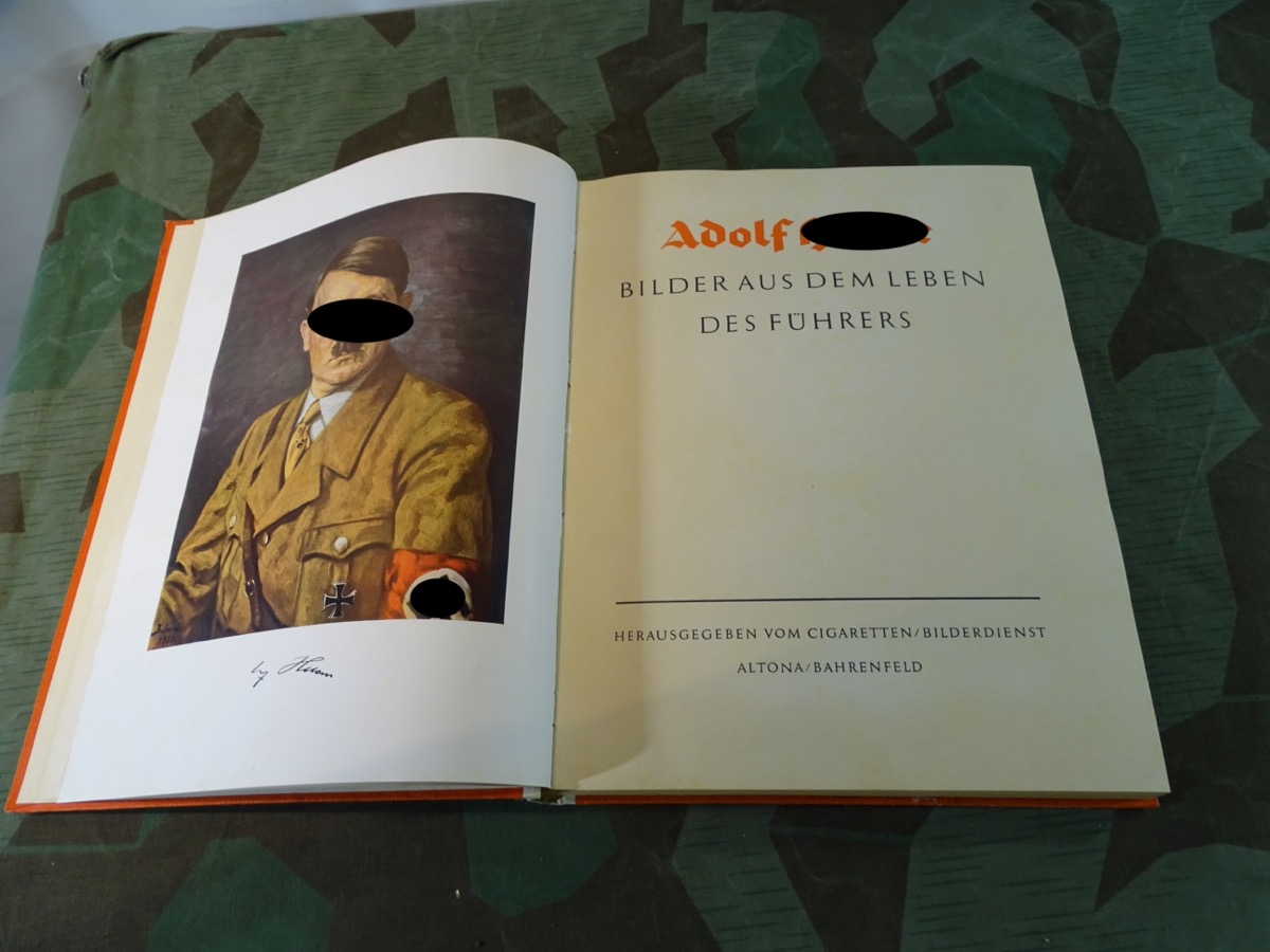 SAMMELBILDER ALBUM ADOLF HITLER schöner Zustand