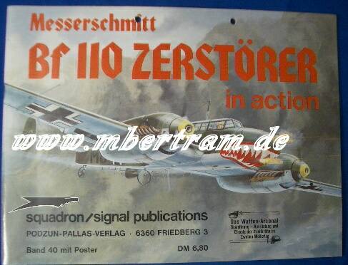 Das Waffen Arsenal 40: ME Bf 110 Zerstörer in action