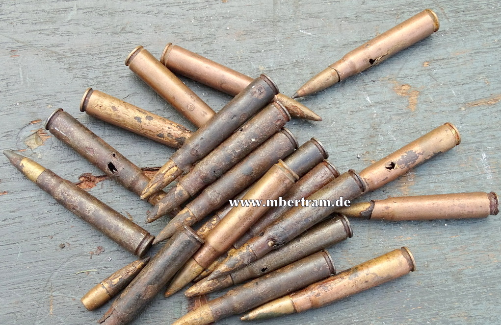 K 98/ MG 34 / MG 42. Standartmunition, Kaliber 8x57. Z 5