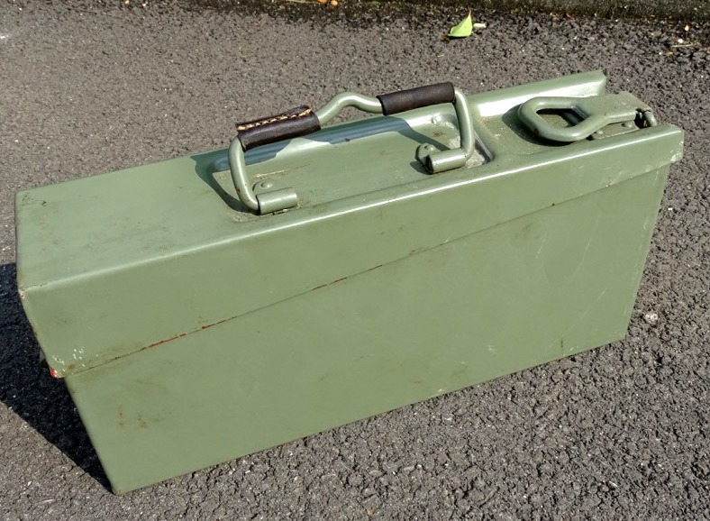 Gurtkasten/ Patronenkasten  für MG 42/53 Zustand 2, Baugleich mit Wehrmachts Modell