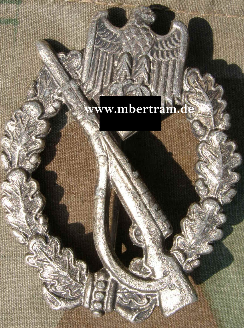 Infanterie Sturmabzeichen in Silber. Späte Fertigung