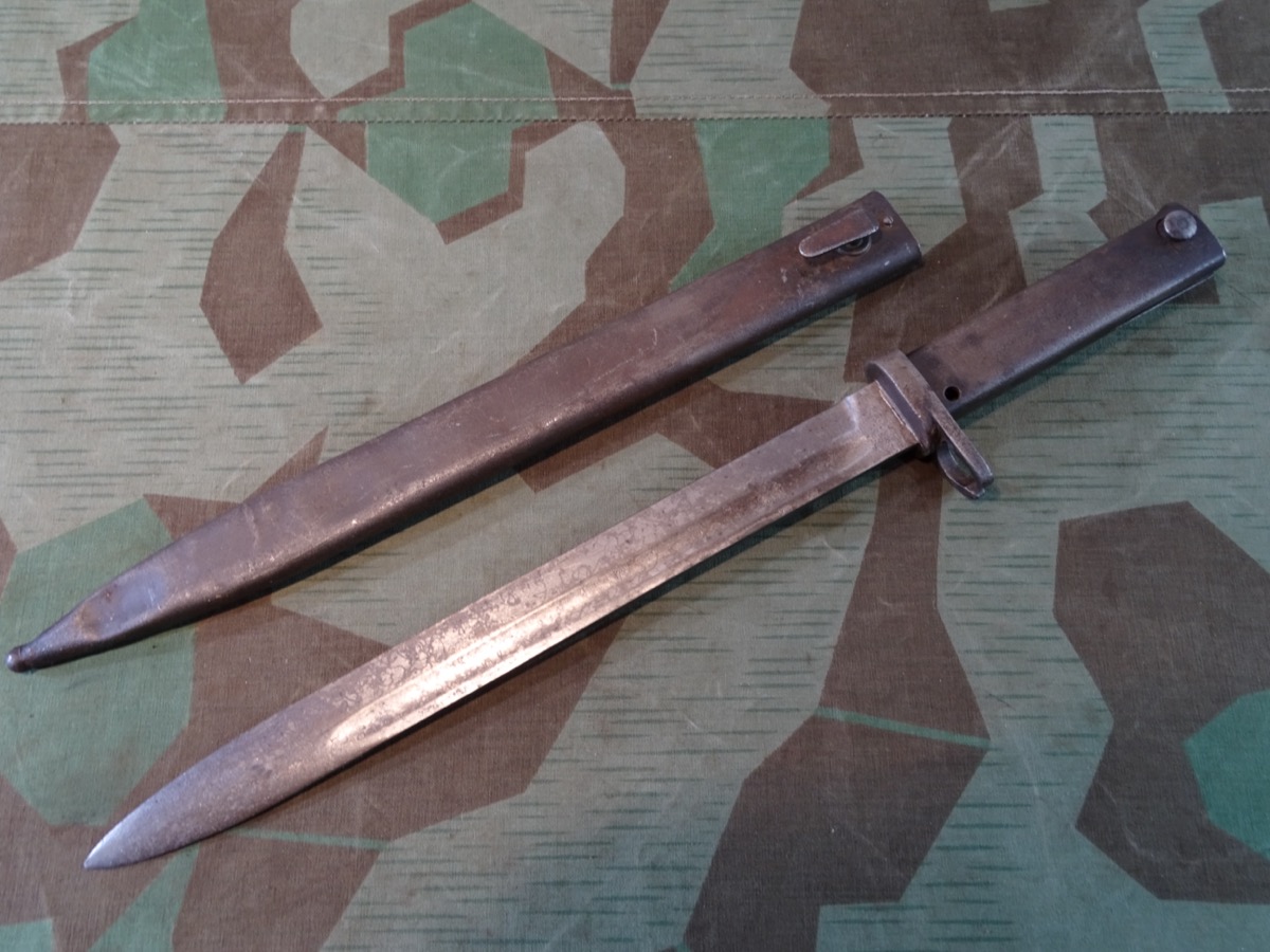Ersatz- bzw. Notbajonett 88 /98, deutsches Reich, mit Waffenamts Abnahmepunze